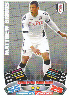 Matthew Briggs Fulham 2011/12 Topps Match Attax #115